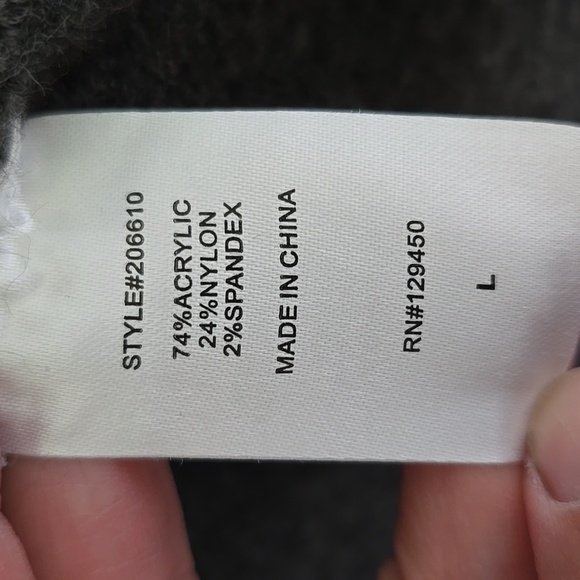 Como Vintage Gray And Blue Argyle Sweater Size Large - Picture 6 of 6